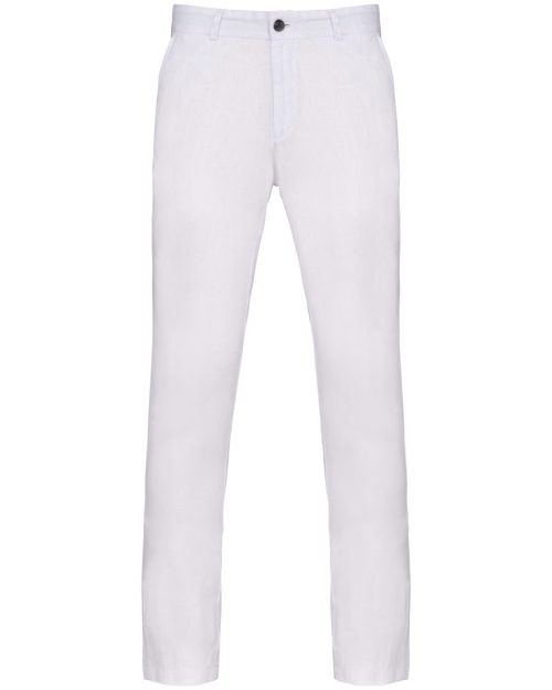 Men's Linen Trousers – Spasso in White
