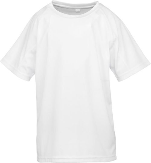 Kinder Sport Shirt "Aircool" S 287J – Spiro in White