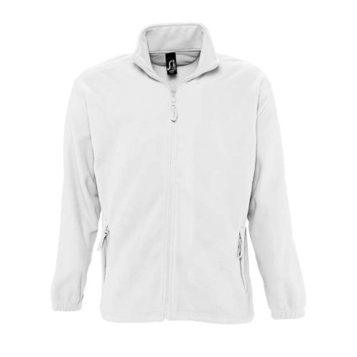 Sol's North Men - Zipped Fleece Jacket – SOL'S in White
