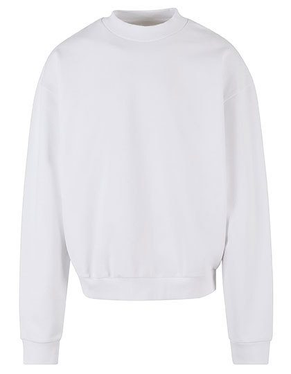 Schwerer Sweater "Ultra Heavy" BY 205 – Build your Brand in White