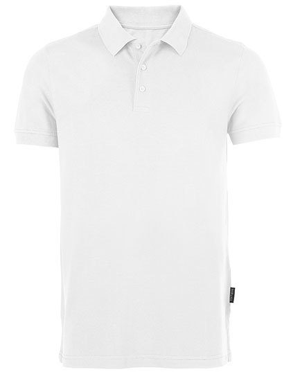 Men´s Heavy Polo – HRM in White
