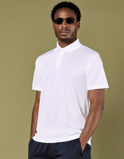 Regular Fit Micro Mesh Polo with Cooltex® Plus – Kustom Kit in White