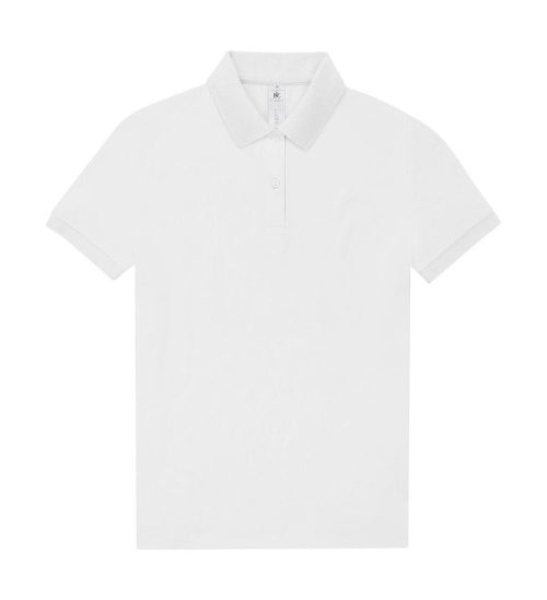 MY POLO 210 Damen mit kurzen Ärmeln PW463 – B&C in White