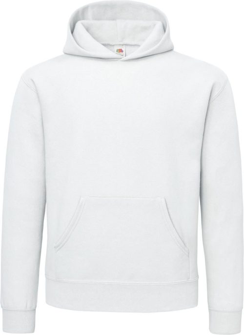 Kapuzen Sweater "Supercotton™" Supercotton™ Hooded Sweat – Fruit of the Loom in White