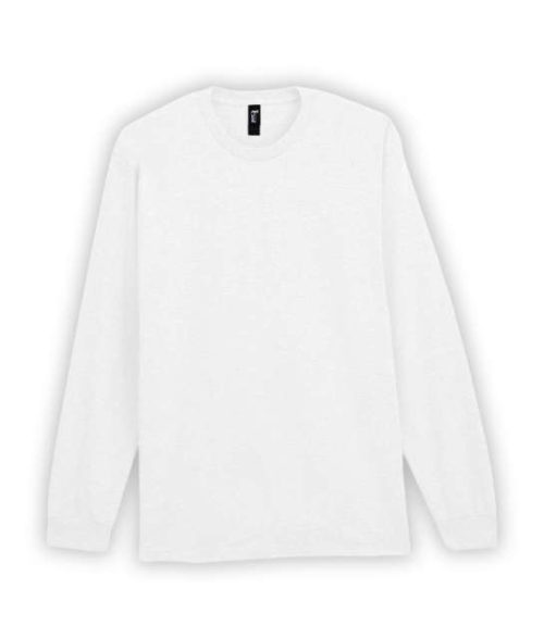 Hammer Adult Long Sleeve T-Shirt – Gildan in White