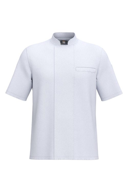 Umweltfreundliche, atmungsaktive Unisex-Kochjacke mit kurzen Ärmeln WK501 – WK in White
