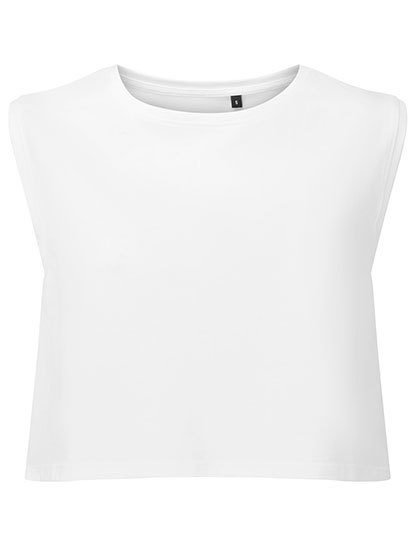 Women´s TriDri® Organic Crop Tank – TriDri® in White