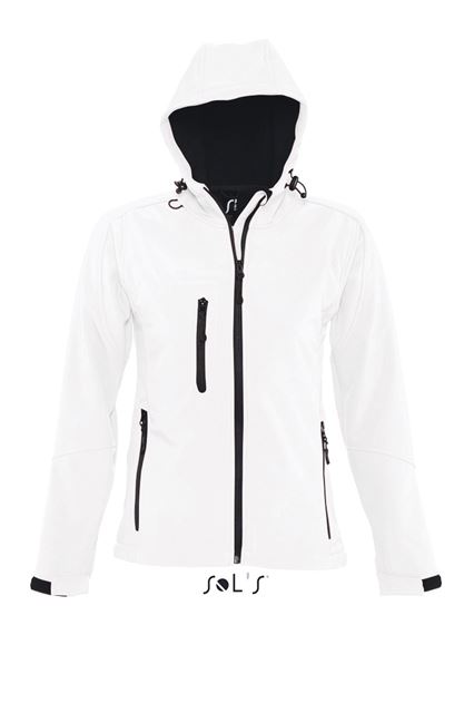 Sol's Replay Women - Hooded Softshell – SOL'S in White