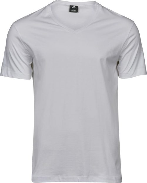 Herren V-Ausschnitt T-Shirt "Fashion SOF TEE®" TJ 8006 – Tee Jays in White