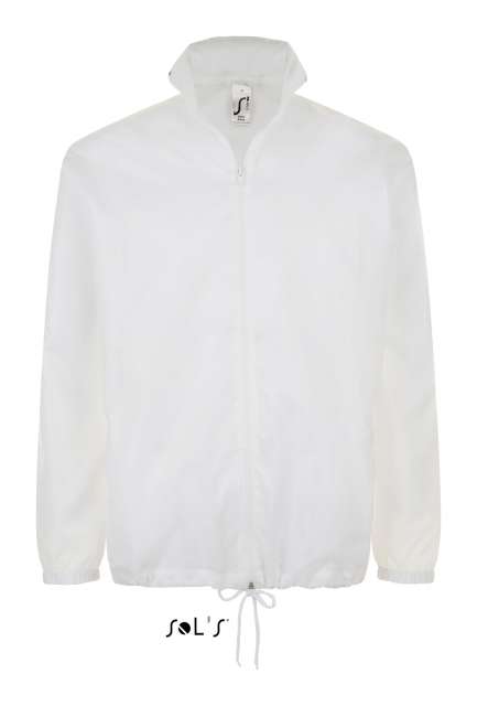 Sol's Shift - Unisex Water Repellent Windbreaker – SOL'S in White