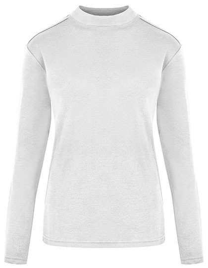 Women´s Premium Highneck Longsleeve Tees – HRM in White