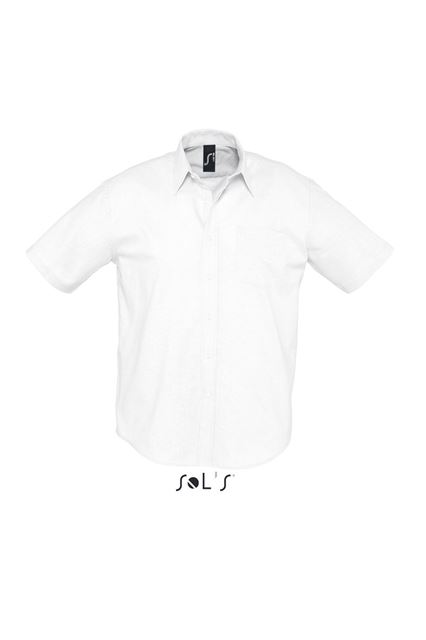 Sol's Brisbane - Short Sleeve Oxford Men's Shirt – SOL'S in White