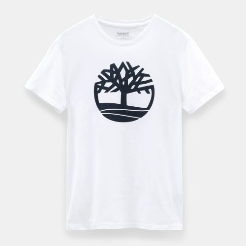 T-Shirt aus biologischem Stoff Brand Tree TB 0A2C2R – Timberland in White