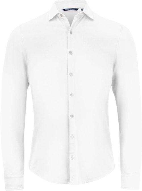 Piqué Hemd langarm Advantage Shirt Men – Cutter & Buck in White