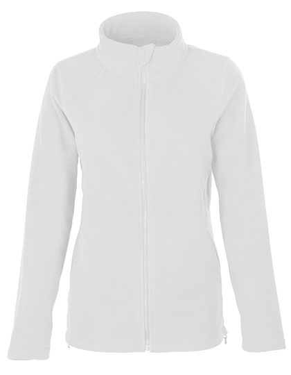 Women´s Full- Zip Fleece Jacket – HRM in White