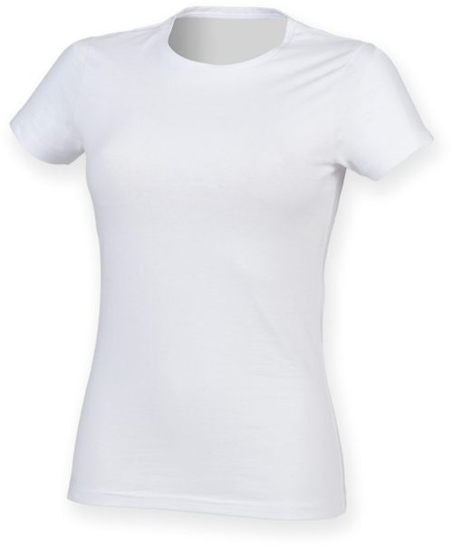 Women’s Feel Good Stretch T – SF Clothing in White