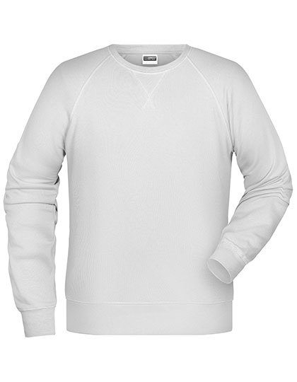 Herren Raglan Sweater 8022 – Daiber in White