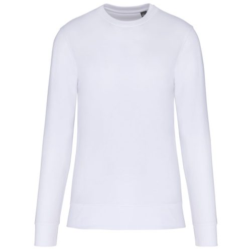 Sweatshirt mit Rundhalsausschnitt für Kinder K4026 – Kariban in White
