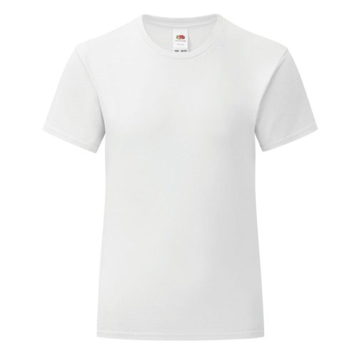 Mädchen-T-Shirt Iconic 150 T 61-025-0 – Fruit of the Loom in White