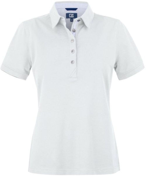 Damen Piqué Polo Advantage Premium Polo W – Cutter & Buck in White