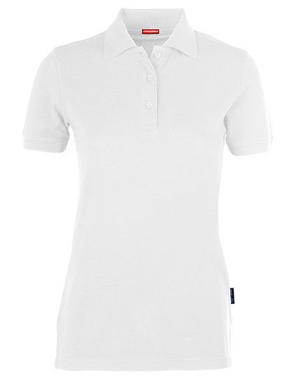 Women´s Heavy Performance Polo – HRM in White