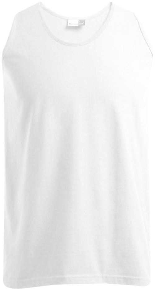 Herren Athletic T-Shirt ärmellos 1050 – Promodoro in White