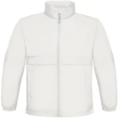 Ungefütterter Kinder Windbreaker Sirocco /kids – B&C in White