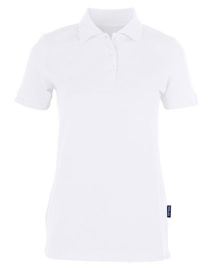 Women´s Heavy Stretch Polo – HRM in White