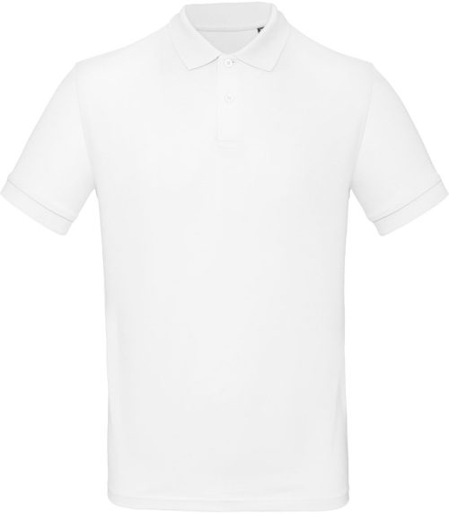 Men's organic polo shirt PM430 – B&C in White
