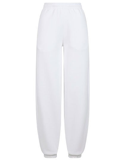 Ladies Fluffy Sweatpants – Build Your Brand in White