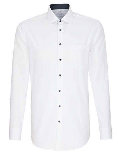 Men´s Shirt Poplin Regular Fit Long Sleeve – Seidensticker in White