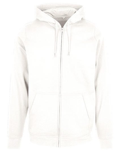 Basic Zip Hoody – Build Your Brand Basic in White