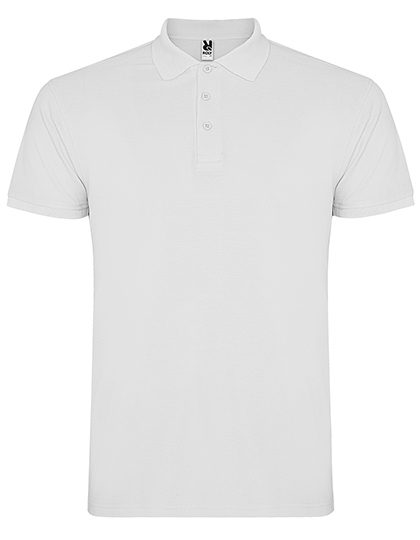 Kids´ Star Poloshirt – Roly in White 01