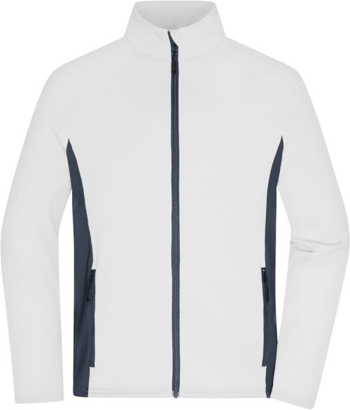 Herren Stretch Fleece Jacke JN 1860 – Daiber in White/Carbon