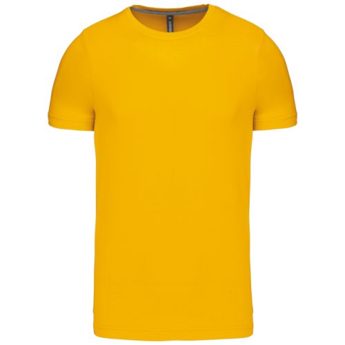 Short-Sleeved Crew Neck T-Shirt – Kariban in Yellow