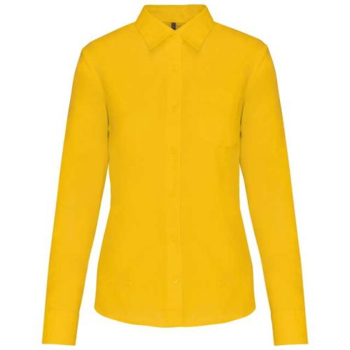 Jessica - Ladies' Long-Sleeved Shirt – Kariban in Yellow