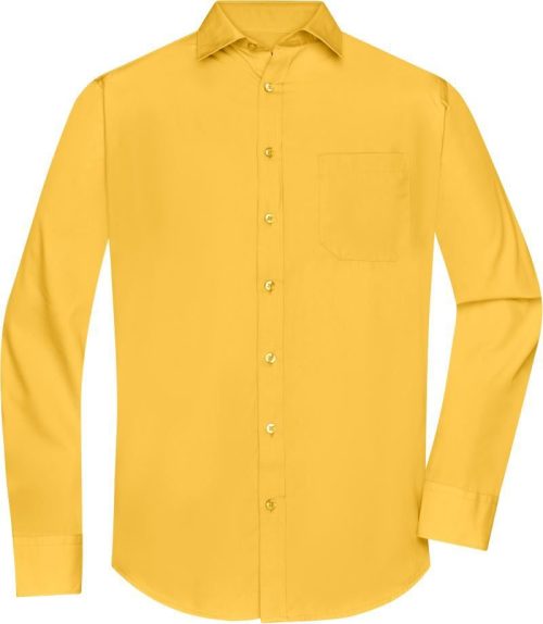Popeline Hemd langarm JN 678 – Daiber in Yellow