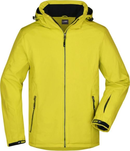 Herren 3-Lagen Wintersport Softshell Jacke JN 1054 – Daiber in Yellow