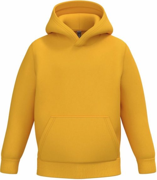 Kinder Kapuzen Sweater K 477 – Kariban in Yellow