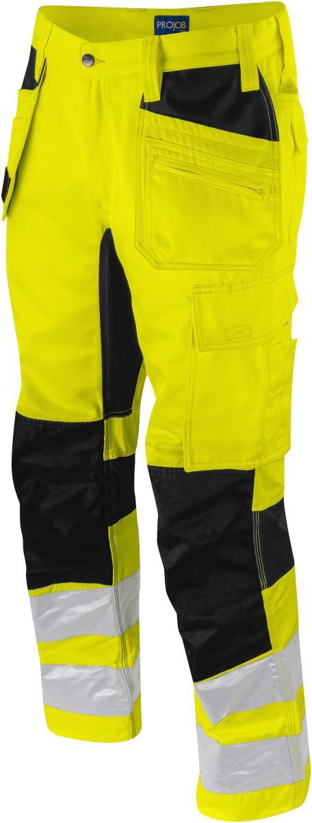 Stretch Sicherheitshose 6570 Waistpants Stretch (84-120) – ProJob in Yellow/Black